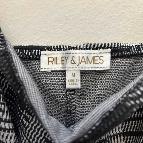 Riley & James Plaid Mini Dress Size Medium - Picture 3 of 4